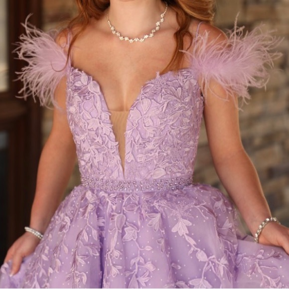 Girly girl prom and pageant dress